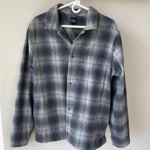 Gap, grey pattern heavy shirt